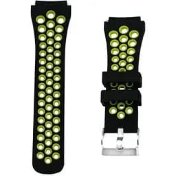 Спортивний ремінець Primo з перфорацією для годинників Huawei Watch GT 2/GT Active 46 мм Black Green
