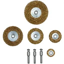 Набір щіток Sigma дротяних для дриля 5 шт (9010021)