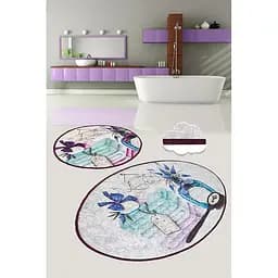 Набір килимків для ванної кімнати Chilai Home Lavanta Djt 60 x 100 + 50 x 60