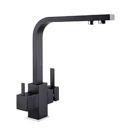 Смеситель для кухни под осмос Globus Lux GLLR-0111-10- BB Черный матовый