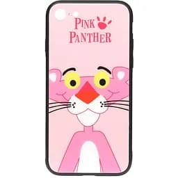 Чехол-накладка Toto Cartoon Print Glass Case Apple iPhone 7/8/SE 2020 Pink Panther