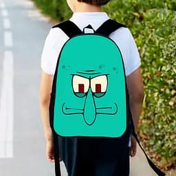 Рюкзак дитячий Губка Боб Сквідвард Тентаклс 34х27см, міський ранець для хлопчика (00508)