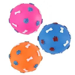 Игрушка для собак Nunbell Мяч, кости лапки маленький 6 см в ассортименте (YM0134)