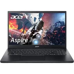 Ноутбук Acer Aspire 7 A715-76G-50FE, Intel Core i5-12450H, 4.4GHz, 15.6 Full HD, 16GB, SSD 512GB, NVIDIA GeForce RTX 2050 4GB, Free DOS