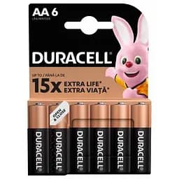 Батарейка Duracell AA лужні 6 шт. в упаковці (5007757) - мініатюра 2