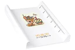 Пеленальный коврик Дикий запад: Олененок, 70x50 см, белый, TEGA