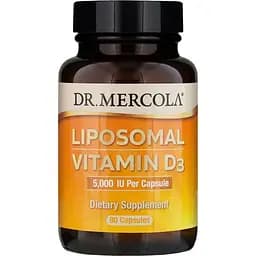 Ліпосомальний вітамін D3 Dr. Mercola Liposomal Vitamin D3 5000 IU 90 капсул
