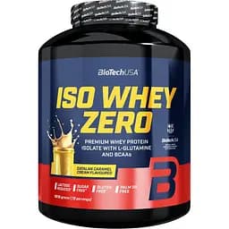 Протеин BiotechUSA IsoWhey Zero Сatalan caramel cream 1.816 кг