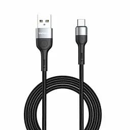Кабель Winso Pro USB для Type-C TPE+плетение 1,2м черный(223123B)