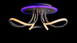Люстра стельова LED Splendid Ray L78586/3, 104W, білий, сучасний стиль, з пультом, 3 лампи, 50 см - мініатюра 3