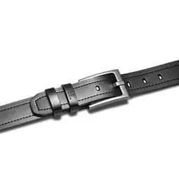 Ремінь чоловічий шкіряний Semi Line Black (P8236-0 XL) - мініатюра 2
