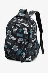 Рюкзак підлітковий для хлопчика Z-01 Чорно-зелений.