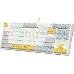 Клавіатура Bloody A4Tech S87 BLMS Red Plus Switch Energy White (S87 Energy White) (S87 (Energy White)) - мініатюра 5