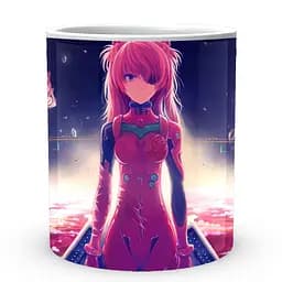 Кухоль GeekLand Evangelion Євангеліон Аска EVA 002.11 330 мл білий - мініатюра 2
