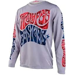 Велоджерси Troy Lee Designs Young Flowline LS Jersey Tripper Cement M (1106-365952003)