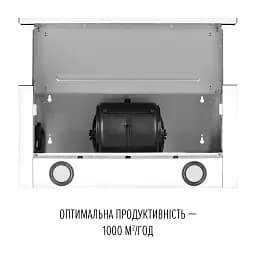 Витяжка телескопічна Perfelli TL 6622 WH 1000 LED - мініатюра 8