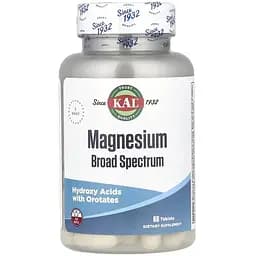 Дієтична добавка KAL Magnesium Broad Spectrum 60 таблеток