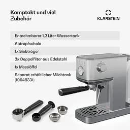 Кавоварка Klarstein SteelPresso Slim (10046327) - мініатюра 5