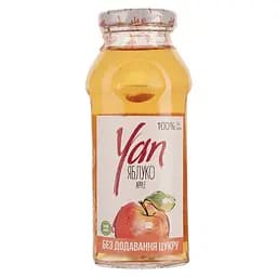 Сік Yan яблучний без цукру 250 мл