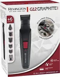 Набір для стрижки Remington Graphite, для голови, вусів, бороди, носа і тіла, акум., насадок-6, чорний - мініатюра 7