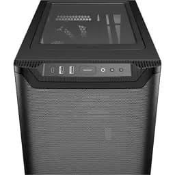 Корпус be quiet Pure Base 501, Airflow Black, Midi Tower, без БЖ, RGB, для ATX, Micro ATX, Mini ITX, Type-C, 2xUSB 3.2, макс. CPU-178 мм/VGA-368 мм, 2x140 мм Pure Wings 3, бічна панель із загартованого скла BGW74 - мініатюра 2