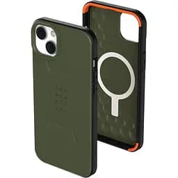 Оригінальний протиударний чохол UAG Civilian Magsafe для iPhone 15 Plus/14 Plus Olive 114037117272