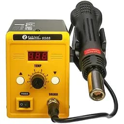 Паяльная станция KaiLiwei 858B, фен с датчиком наклона, цифровая индикация (220V, 700W)