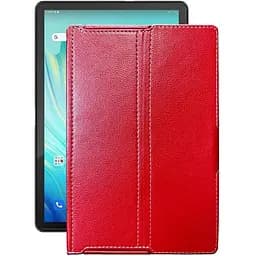 Чехол StatusCASE из экокожи для планшета Blackview Tab 10 2021 Красный