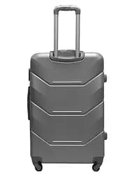 Валіза велика L ABS-пластик Milano bag 147M 76×51×31см 115л Срібна