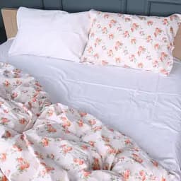 Простыня MirSon Сатин 22-1399 Flower Fantasy 110х160 см (2200010566291)