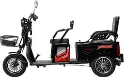 Електроскутер Триколісний Crosser TR-5 Tranzit (1200W, 72V,24Ah) Чорний - мініатюра 2