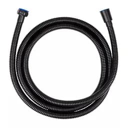 Душовий шланг 180 см чорний Wezer WKR-009-180B, Чорний матовий