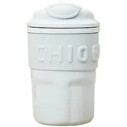 Термокружка Chiobbe 450 мл с трубочкой, голубой Yiwu HP-14-18BL