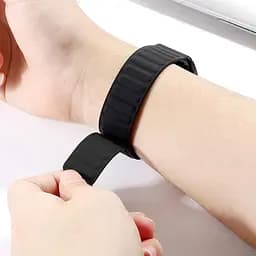 Силіконовий магнітний ремінець Primolux Magnet для годинника Amazfit GTR 2/GTR 3/GTR 4 Black - мініатюра 6