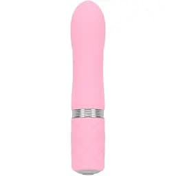 Роскошный вибратор Pillow Talk - Flirty Pink с кристаллом Сваровски