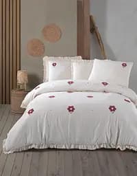 Постельное белье Florita Maroon Варена Хлопок Saheser pbe0051786