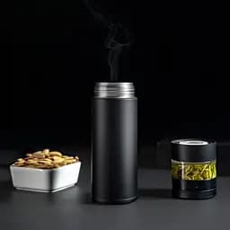 Заварювальний термос Pinztea Tea Mug 360 мл PZ7X23X001 чорний - мініатюра 4