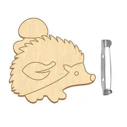 Заготовка броши для окрашивания "Ежик" FDZB-094