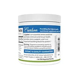 Амінокислота Carlson Labs L-Lysine Powder, 100 грам - мініатюра 3