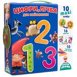 Цифры, счет Vladi Toys на магнитах для самых маленьких, укр. язык (VT2911-09)