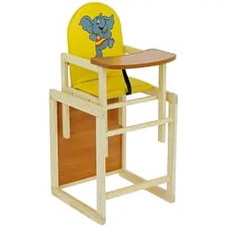 Стульчик и столик для кормления из кожзама Мася №2026