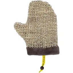 Мочалка-рукавичка для душу Beter Coffee O'clock з сизалю і льону 