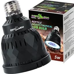 Лампа LED Repti-Zoo Desert and Tropical UVB 5.0 UVB 10.0 5W для тераріумів (LEDU04) - мініатюра 1