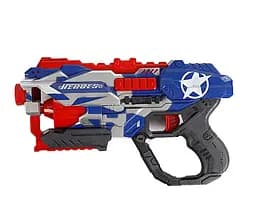 Пистолет SB 523, 20 мягких патронов на присосках, в коробке (6977836410843) Вид 3