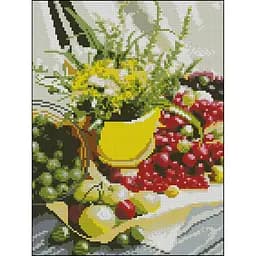 Алмазна мозаїка Strateg Чарівна композиція 30х40 см без підрамника (ZAV3040-54)