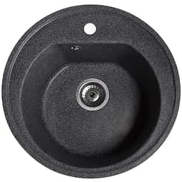 Гранітна кухонна мийка Romzha Klasicky Grafit (201)