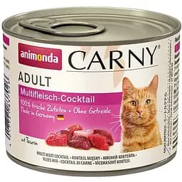 Влажный корм для кошек Animonda Carny Adult Multi Meat Cocktail мультимясной коктейль 200 г