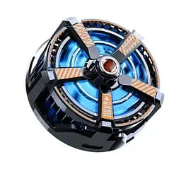 Магнитный кулер активное охлаждение для телефона / планшета Memo CXA3 с безпроводной зарядкой Black (18525)