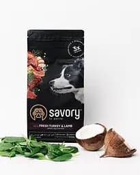 Сухий корм для собак середніх порід Savory Medium Breed rich in Fresh Turkey & Lamb зі свіжим м'ясом індички і ягняти 12 кг - мініатюра 3