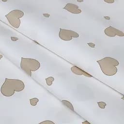 Простирадло на резинці Cosas в дитяче ліжечко SAND HEARTS 60х120х12 см (SandHearts_120) - мініатюра 4